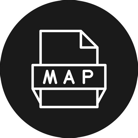 Map File Format Icon 16986042 Vector Art at Vecteezy