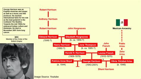 George Harrison Family Tree : r/UsefulCharts