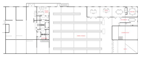 Warehouse Blueprint | EdrawMax Template