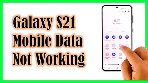 How To Fix Samsung Galaxy S21 Mobile Data That’s Not Working - YouTube