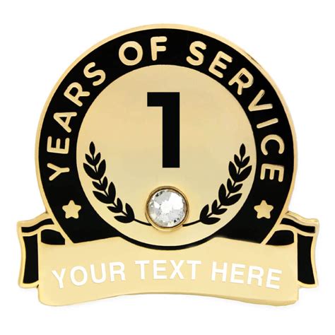 Years Of Service Pins-Engravable | PinMart