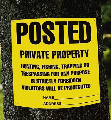 Amazon.com: Posted Signs No Trespassing No hunting signs, (100 Pack ...