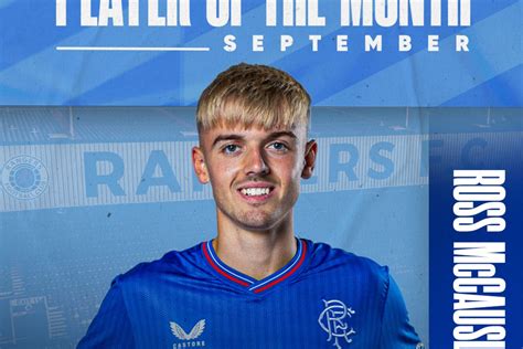 Ross McCausland Named Academy POTM for September | Rangers Football Club