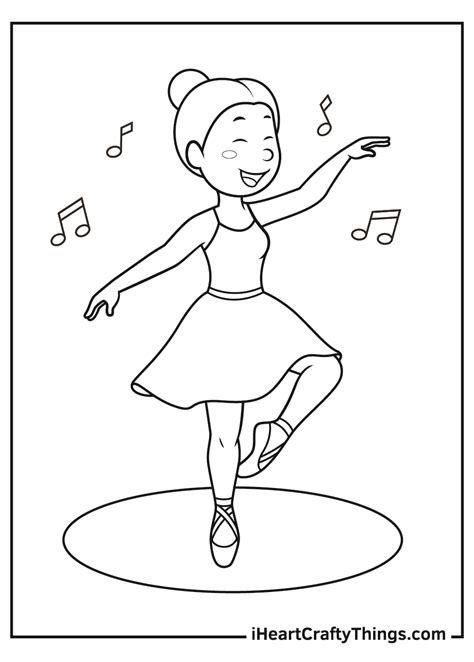 Jazz Dancing Coloring Pages