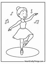 Dancing Coloring Pages Printable sketch template