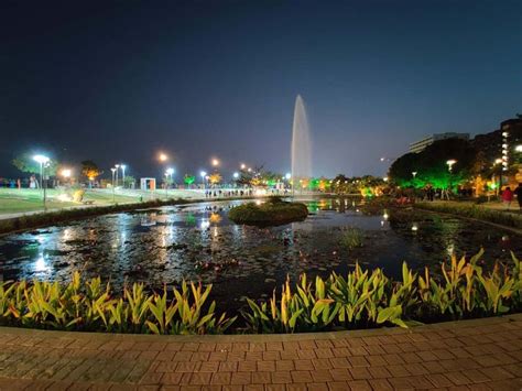 Inside Riverfront Flower Park Ahmedabad During Night👇🏻👇🏻 . Captured By ...