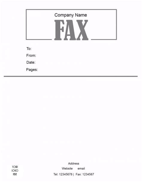 Free Fax Cover Sheet Template | Customize Online then Print