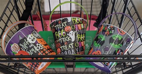 Halloween Tins, Baskets & Totes Only $1 at Dollar Tree