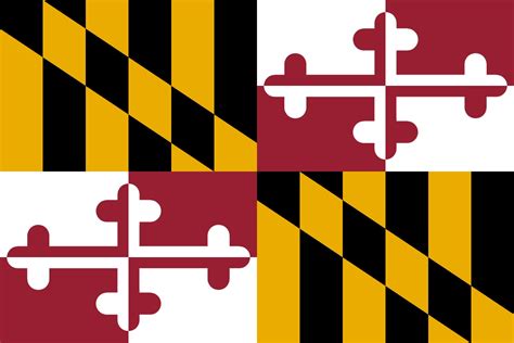 Free Maryland Flag Images: AI, EPS, GIF, JPG, PDF, PNG, and SVG