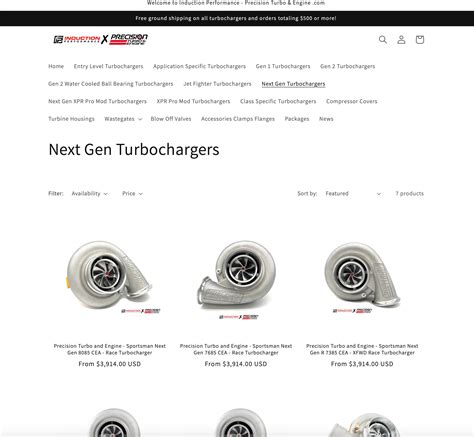 The Precision Turbo & Engine Next Gen Turbocharger line up is live ...