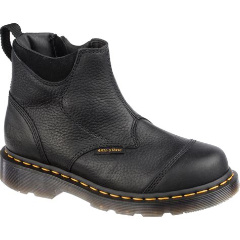 Dr. Martens Zone Women's Steel Toe Static Dissipative Side-Zip Work Boot, 12780001