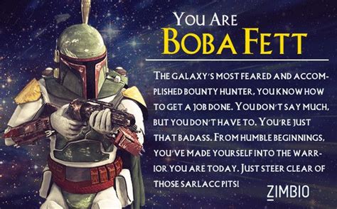 Which 'Star Wars' Character Are You? | Boba fett