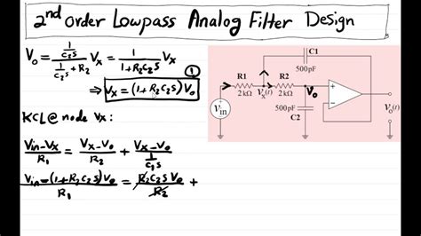 bagagerum Necessities Interpretive op amp low pass filter transfer function farve Indskrive ...