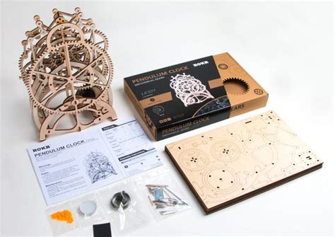 ROKR Pendulum Clock 3D Puzzle - ROKRPUZZLES.COM