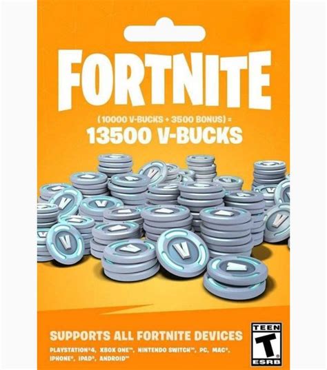 Fortnite - 13500 V-Bucks Gift Card (GLOBAL) - GiftChill.co.uk