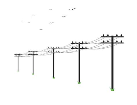 Power Lines SVG, Electrical Lines Clipart, Transmission Tower Dxf ...