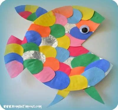 Platos de plástico o de papel (5) | Rainbow fish crafts, Fish crafts, Rainbow fish