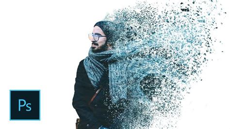 How to create particle dispersion effect | Photoshop Tutorial CS6/CC | H... #Photogra ...