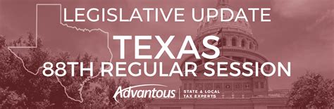 Texas' 88th Legislative Session // Mid-Session Update - Advantous