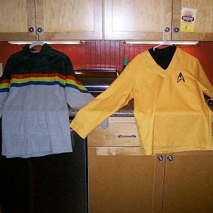 My Star Trek TOS uniform and my Wesley Crusher Sweater. | RPF Costume ...