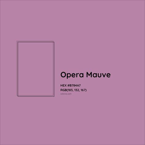 Opera Mauve Complementary or Opposite Color Name and Code (#B784A7) - colorxs.com