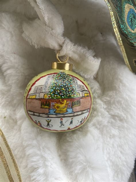 Rockefeller Center Christmas Ornament – Catherine Husek Fine Art ...