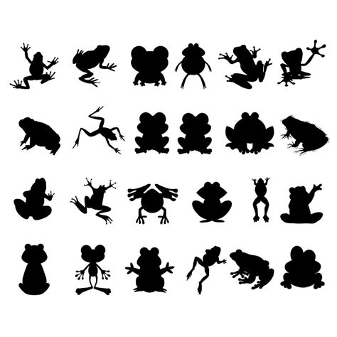 Cute Frog Silhouette