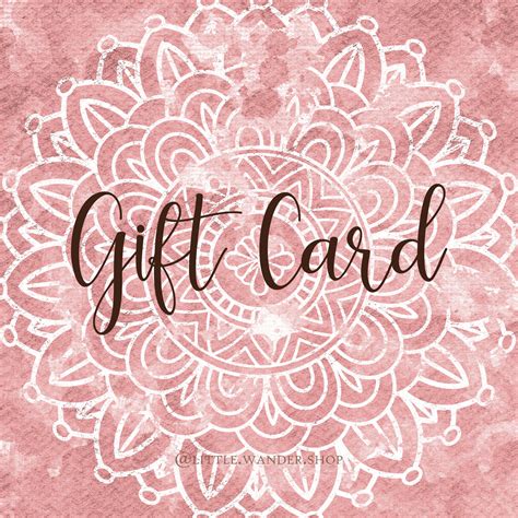 Gift Card – Little Wander Shop