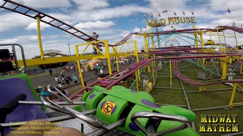 Georgia National Fair Wild Mouse Spinning Roller Coaster POV! - YouTube