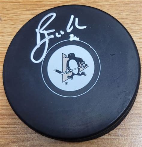 Autographed RICK TOCCHET Pittsburgh Penguins Hockey Puck - Main Line ...