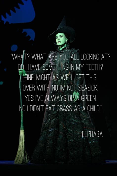 Wicked Musical Quotes And Sayings