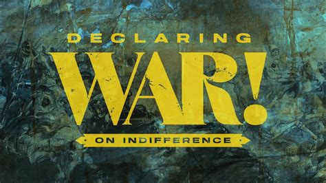 Declaring War Pt. 1 — On Indifference | Pastor Shawn | The Grace Place ...