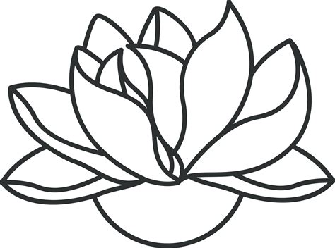 Lotus Drawing Images | Free download on ClipArtMag