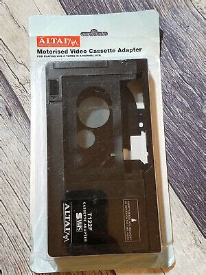 VHS-C MOTORIZED CASSETTE ADAPTER CAMCORDER PLAY VHSC VIDEO TAPE ON ANY VHS VCR | eBay