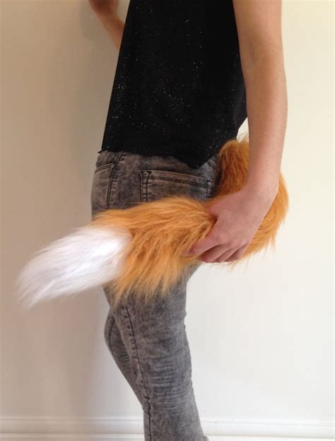 Fox Tail Costume Fur Clip On Cosplay | Etsy