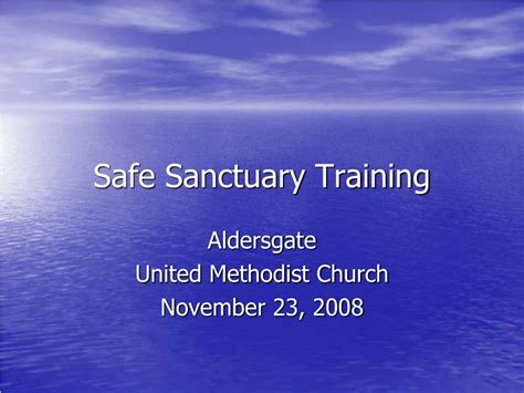 PPT - Safe Sanctuary Training PowerPoint Presentation, free download ...