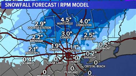 Parts of Houston area see snowy Sunday | khou.com