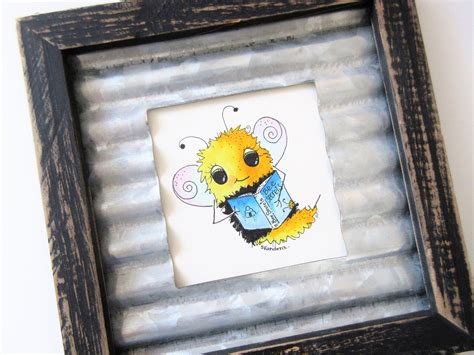 Whimsical Bee Art Original Artwork Mini Art Pieces Small - Etsy Canada