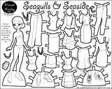 Marisole Monday Paper Doll Coloring Pages sketch template