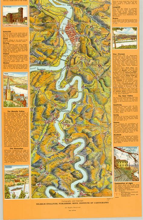 The Moselle Panorama and Guide | Curtis Wright Maps