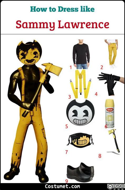 Sammy Lawrence (Bendy and the Ink Machine) Costume for Halloween