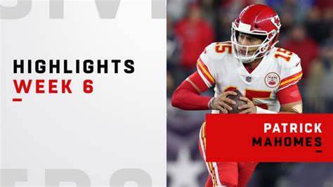 Patrick Mahomes highlights | Week 6