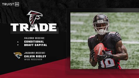 Falcons trade Calvin Ridley to Jacksonville Jaguars