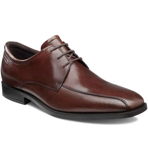 Ecco Edinburgh Mens Leather Lace Up Shoes | Charles Clinkard