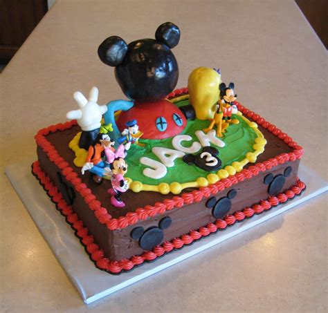 Custom Cakes by Julie: Mickey Mouse Clubhouse Cake II