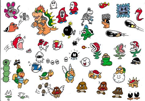 Super Mario Bros Enemies :)) by Sherkan86 on DeviantArt