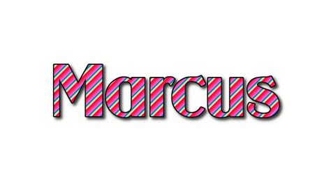 Marcus Logo | Free Name Design Tool from Flaming Text