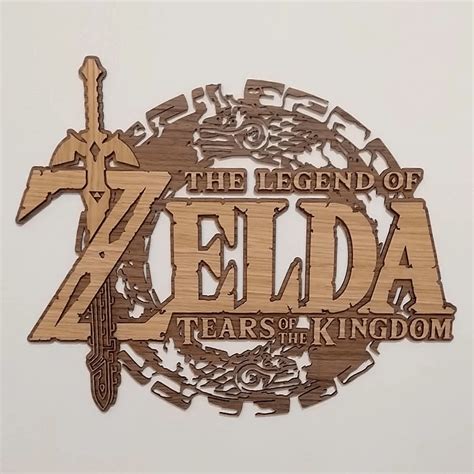 They recreate the logo of Zelda: Tears of the Kingdom in wood - iGamesNews