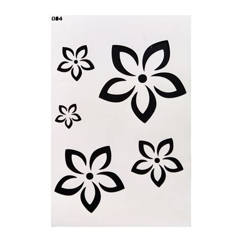 Plumeria Flower Stencil 17 x 12 Inch - eStationers