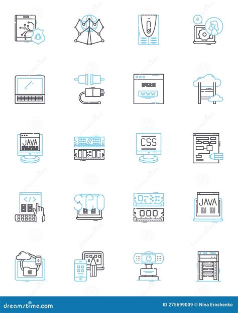 Environmental Responsibility Linear Icons Set. Recycling ...